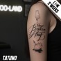Tatuaż jagua półtrwały The broken heart
