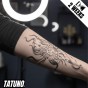 Tatuaż jagua półtrwały kosmiczne słońce