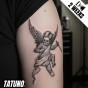 Tatuaż jagua półtrwały upadły anioł zemsty