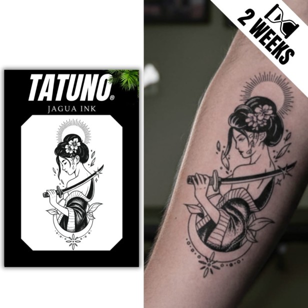 Tatuaż jagua półtrwały sanurajska muza
