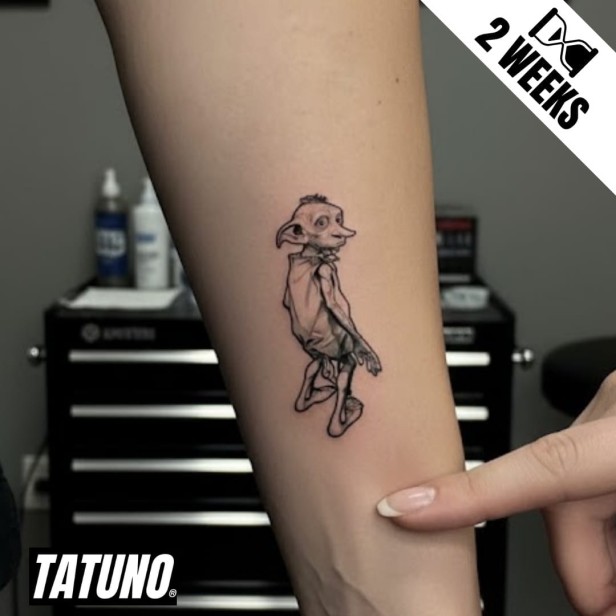 Tatuaż jagua półtrwały zgredek skrzat