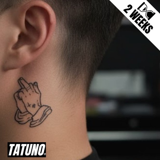 Tatuaż jagua półtrwały modlitwa z pazurem