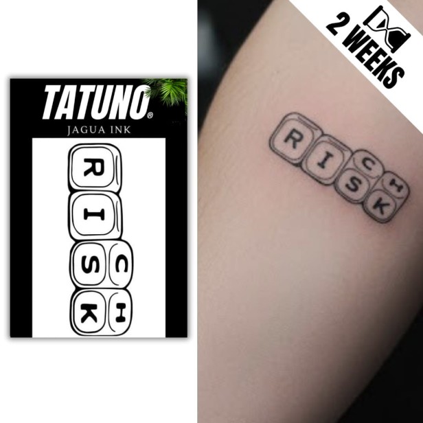 Tatuaż jagua półtrwały risk rich