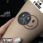 Tatuaż jagua półtrwały happy sad