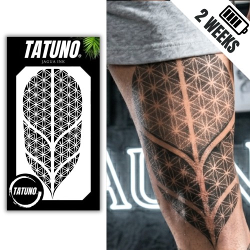 Tatuaż półtrwały geometryczna natura