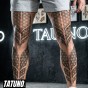 Tatuaż półtrwały geometryczny pancerz
